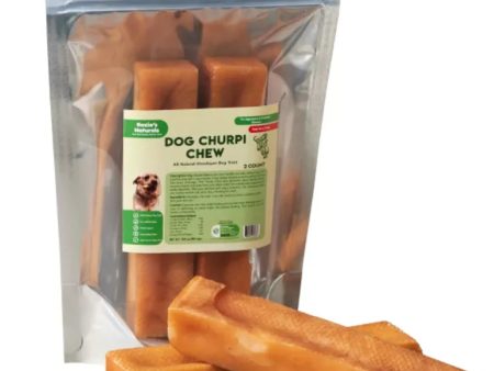 DOG CHURPI CHEW- 100% Natural, Himalayan Yak Cheese Churpi Dog Treat & Chews, Grain-Free, Gluten-Free, Dental Chews, 2 COUNT-5.5 oz Online now