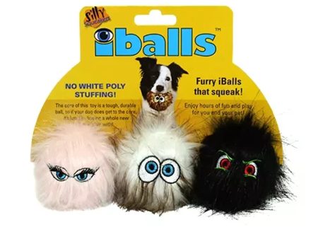 Silly Squeaker iBall Small Black Brown Pink Online now