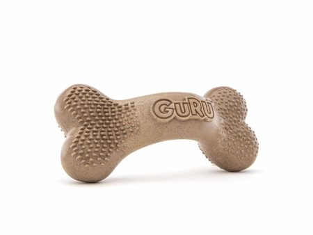 GURU Pet Company Guru Bacon Bone Dental Dog Chew Toy Medium Hot on Sale