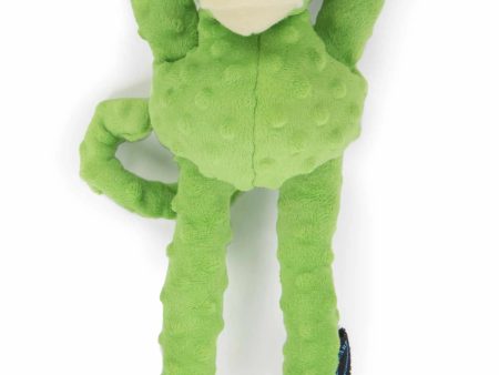 goDog Crazy Tugs Monkeys Squeaky Plush Dog Toy Large Online now