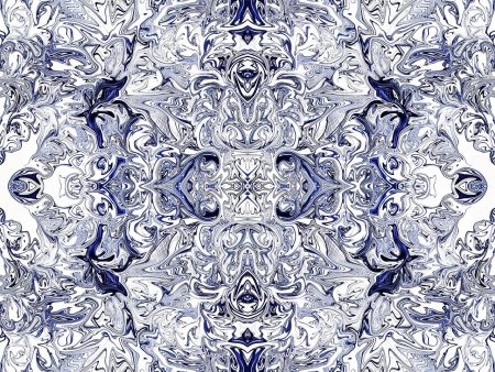 Blue Biro Arabesque on Sale