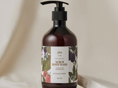 Plu Perfumed Spa Scrub Body Wash Botanical Berry 500g Sale