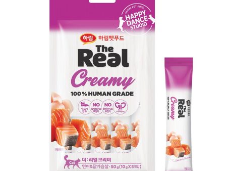 HARIM The Real Creamy Salmon & Chicken Breast 50g*3ea (For Cat ) on Sale