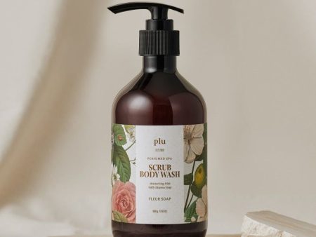 Plu Perfumed Spa Scrub Body Wash Fleur Soap 500g Sale