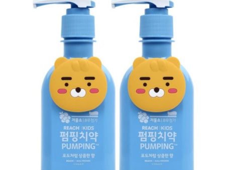 KAKAO Friends Rich Kids Pumping Toothpaste Ryan 160g*2  Low Fluorine For Discount