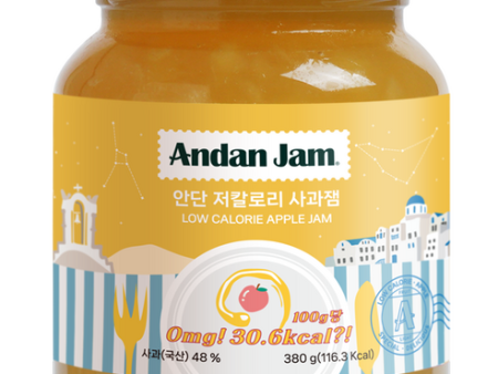 Andan Jam low-calorie apple jam, 380g For Sale