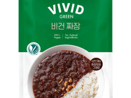 Vivid Green Vegan Jjajang 180g, 2pcs Supply