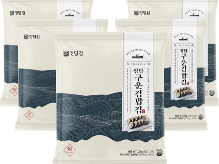 Jeongdam Kim Roasted Gimbap Seaweed 10p, 22g, 5 pieces Supply