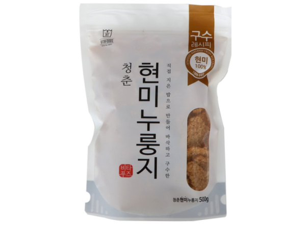 청춘 brown rice chips(Nurungji), 500g Discount