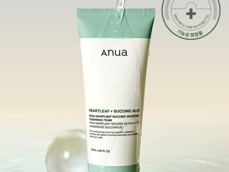 Anua Heartleaf Succinic Moisture Cleansing Foam 150ml Online Hot Sale